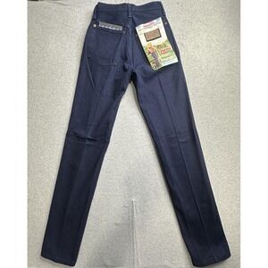 Wrangler 14MWZ Cowboy Cut Jeans Womens 1x34 Blue Tapered Leg Made USA Vintage